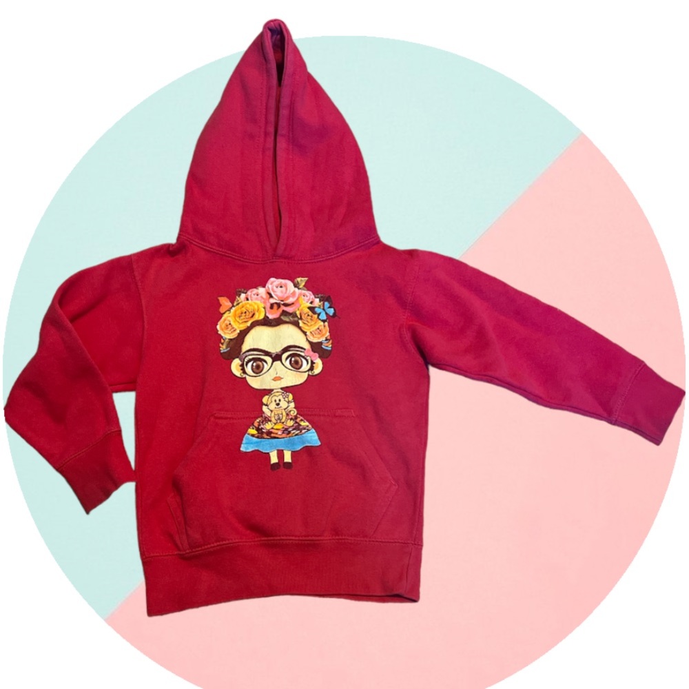 Girl’s Hot pink baby Frida sweater